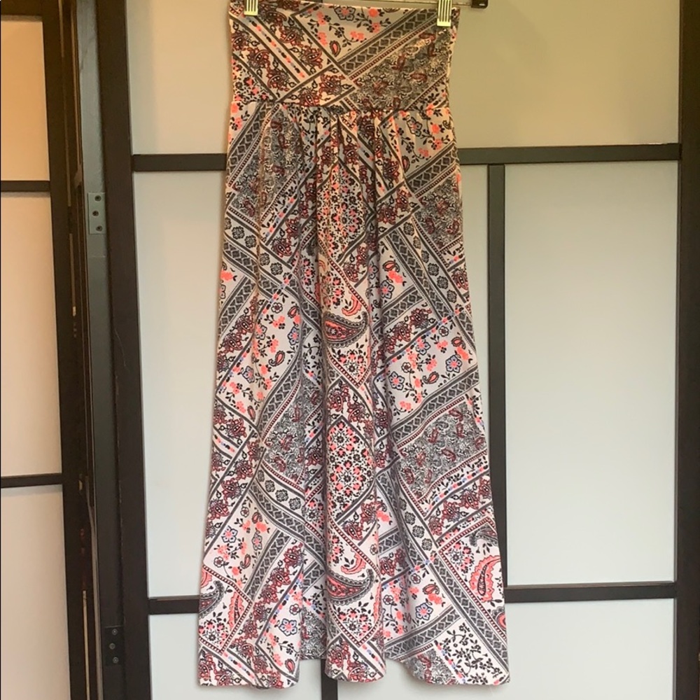 Girls 7/8 Multi color long skirt💞